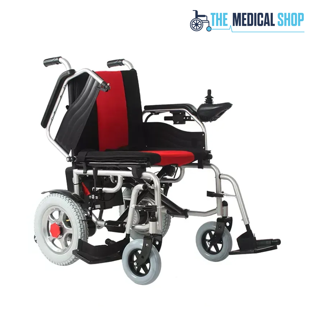 Fauteuil Roulant Électrique avec Cadre en Acier