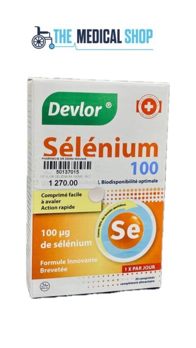 SÉLÉNIUM 100 20 COMPRIMÉS DEVLOR