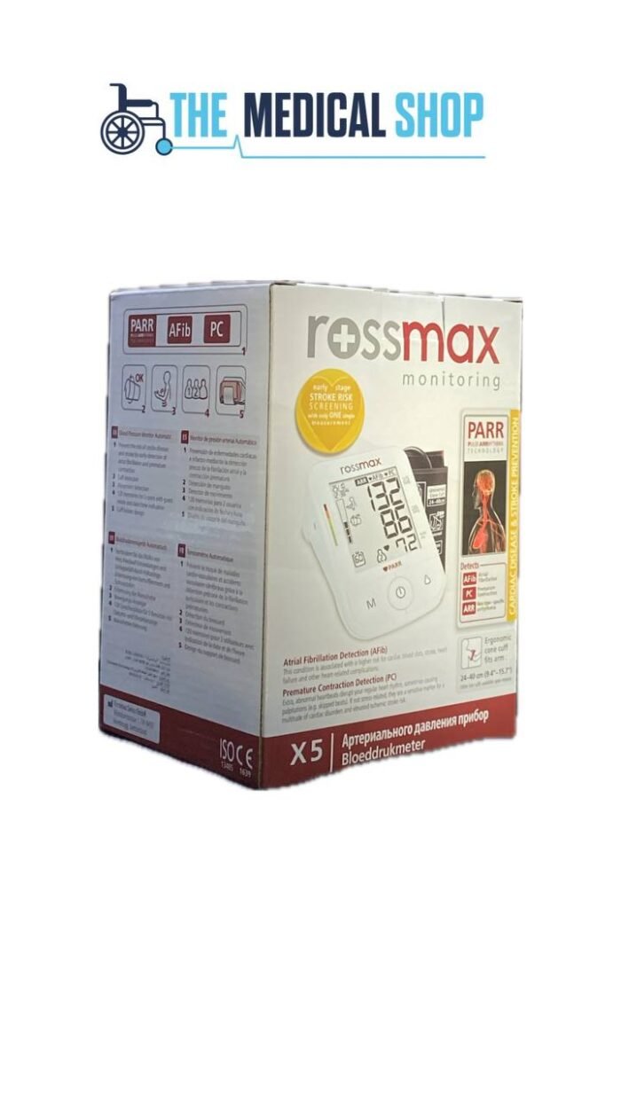 TENSIOMÈTRE X5 ÉLECTRONIQUE A BRASSARD ROSSMAX