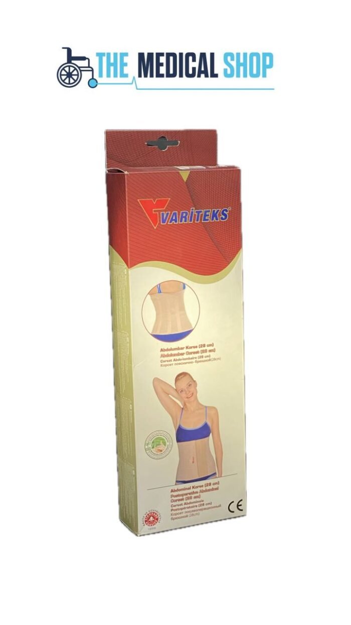 CEINTURE ABDOMINALE POST-OPERATOIRE 28 CM Réf:132 VARITEKS